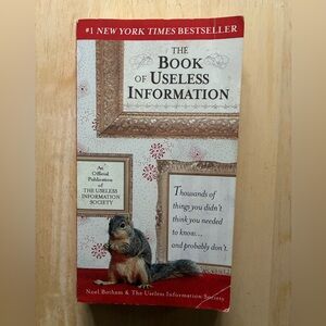 🖤5 for $20 - The Book of Useless Information By Noel Botham, Paperback